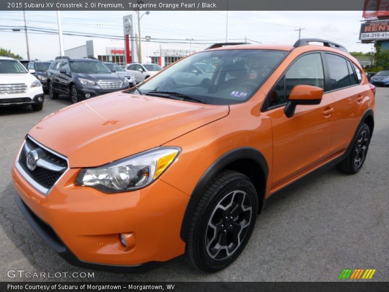 Tangerine Orange Pearl / Black 2015 Subaru XV Crosstrek 2.0i Premium