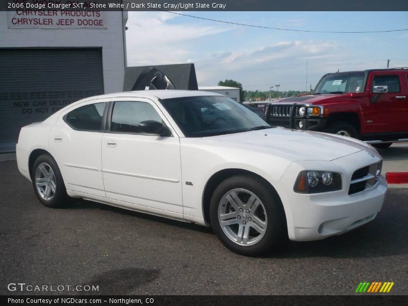 Stone White / Dark Slate Gray/Light Slate Gray 2006 Dodge Charger SXT