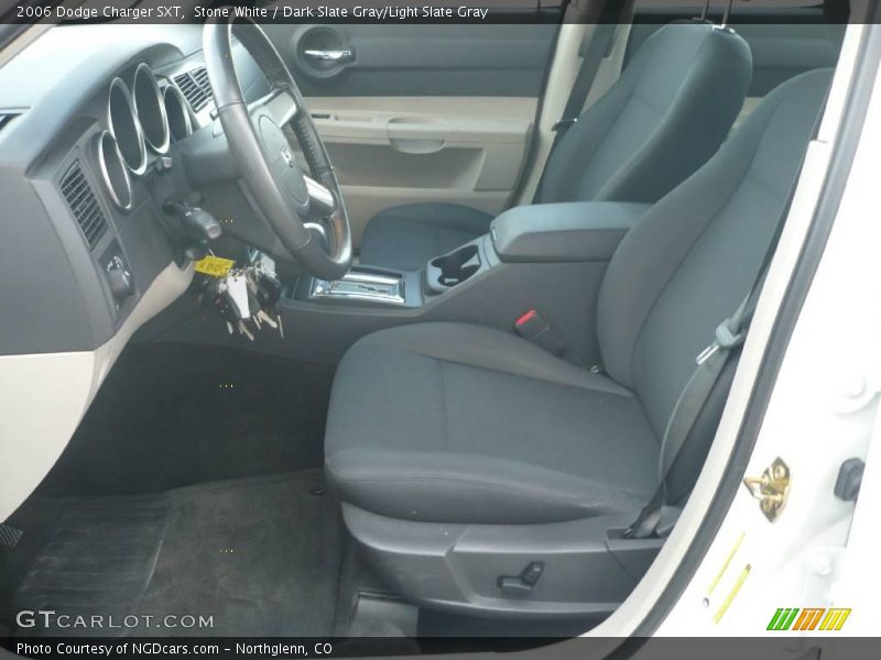 Stone White / Dark Slate Gray/Light Slate Gray 2006 Dodge Charger SXT