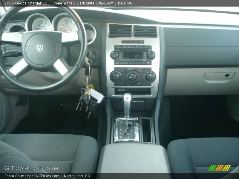 Stone White / Dark Slate Gray/Light Slate Gray 2006 Dodge Charger SXT