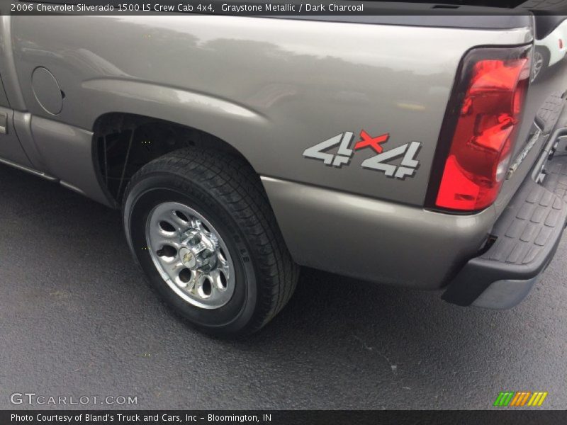 Graystone Metallic / Dark Charcoal 2006 Chevrolet Silverado 1500 LS Crew Cab 4x4