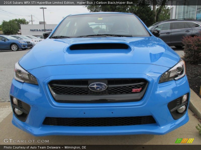  2016 WRX STI HyperBlue Limited Edition Hyper Blue