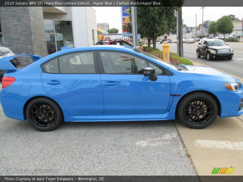  2016 WRX STI HyperBlue Limited Edition Hyper Blue