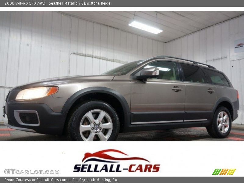 Seashell Metallic / Sandstone Beige 2008 Volvo XC70 AWD