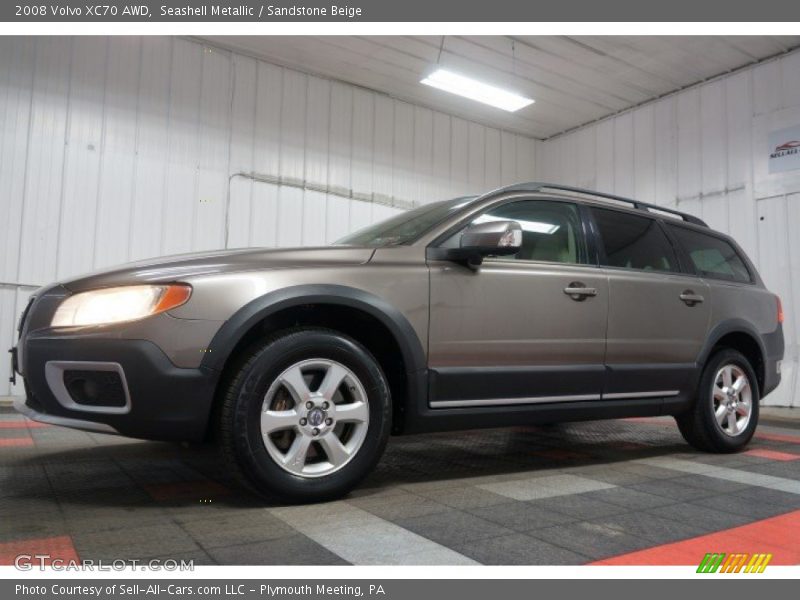 Seashell Metallic / Sandstone Beige 2008 Volvo XC70 AWD