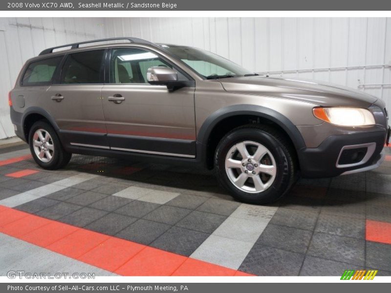 Seashell Metallic / Sandstone Beige 2008 Volvo XC70 AWD