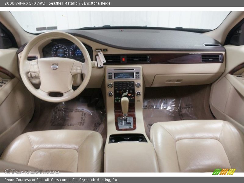 Seashell Metallic / Sandstone Beige 2008 Volvo XC70 AWD