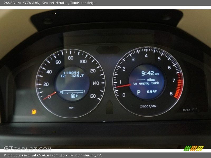 Seashell Metallic / Sandstone Beige 2008 Volvo XC70 AWD