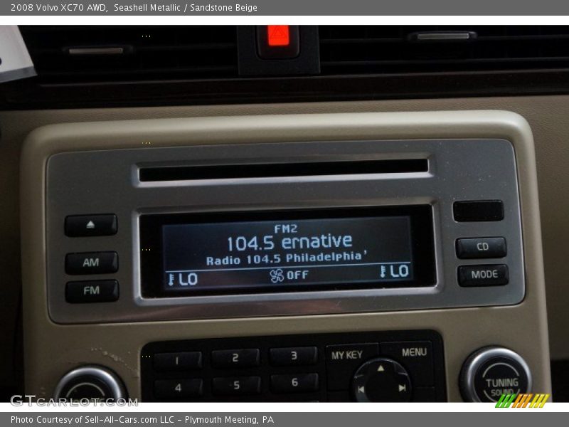 Seashell Metallic / Sandstone Beige 2008 Volvo XC70 AWD