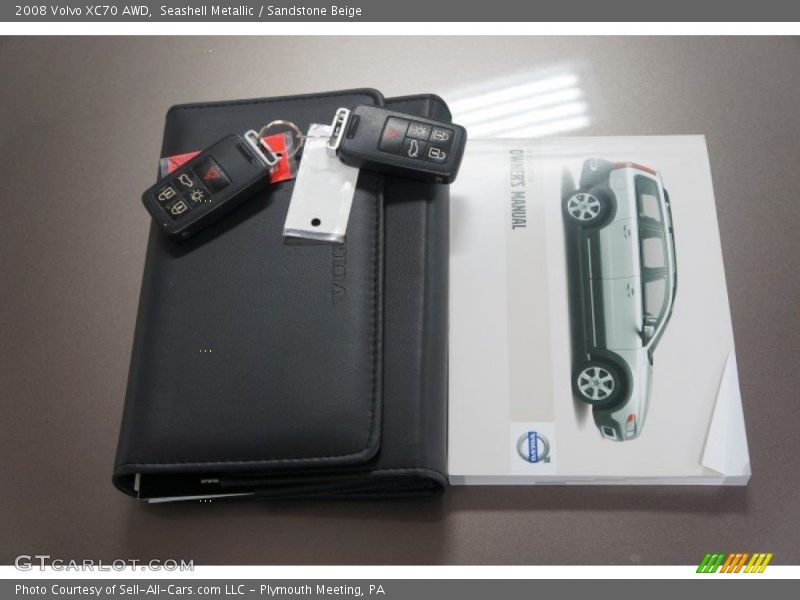 Seashell Metallic / Sandstone Beige 2008 Volvo XC70 AWD