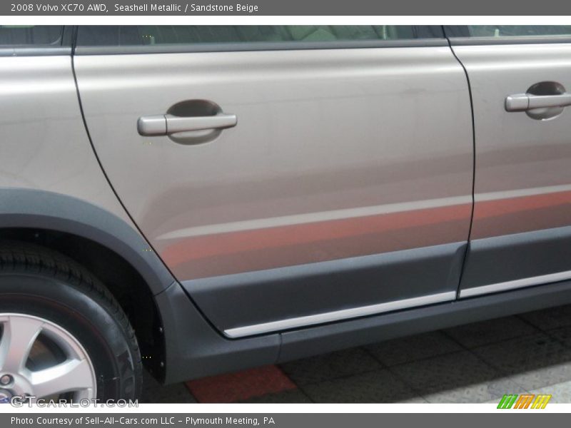 Seashell Metallic / Sandstone Beige 2008 Volvo XC70 AWD