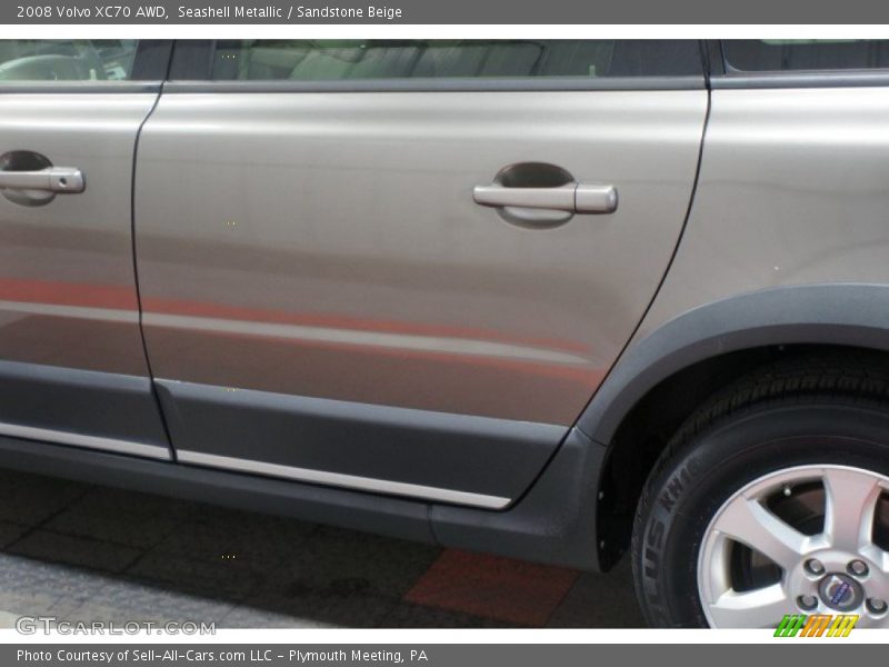 Seashell Metallic / Sandstone Beige 2008 Volvo XC70 AWD