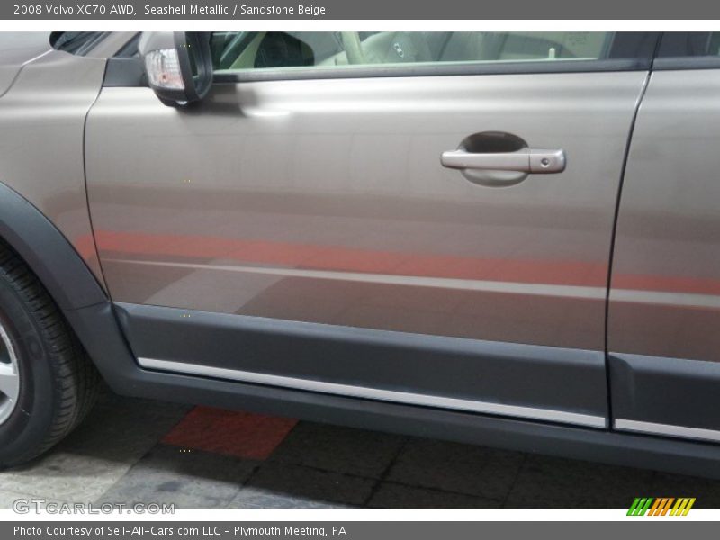 Seashell Metallic / Sandstone Beige 2008 Volvo XC70 AWD