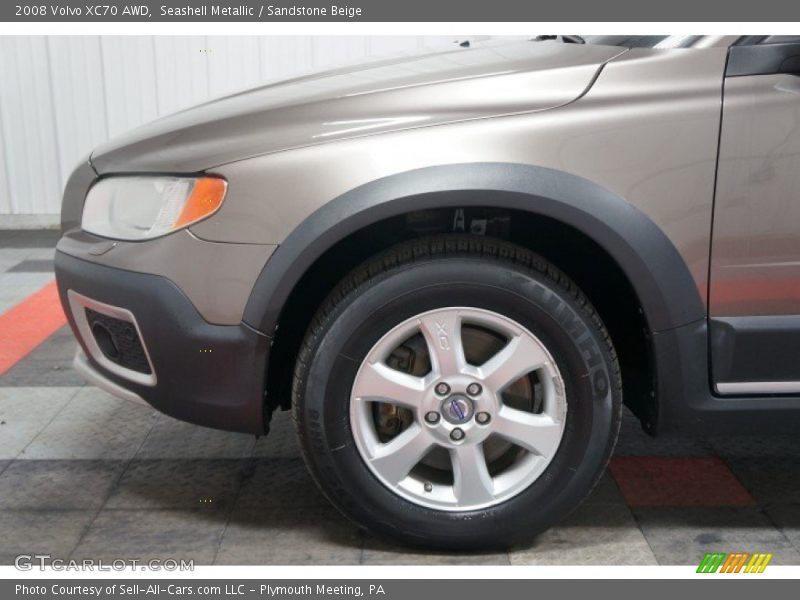 Seashell Metallic / Sandstone Beige 2008 Volvo XC70 AWD