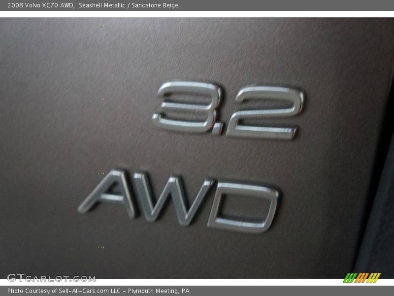 Seashell Metallic / Sandstone Beige 2008 Volvo XC70 AWD