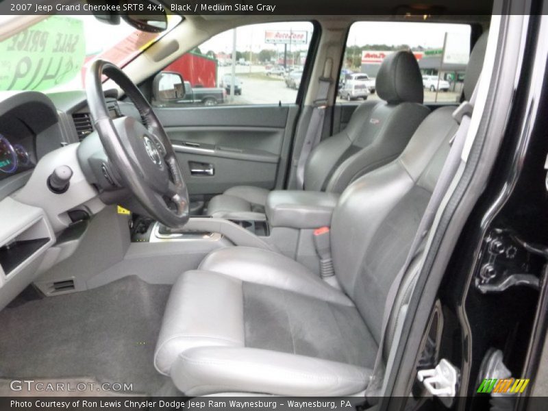 Black / Medium Slate Gray 2007 Jeep Grand Cherokee SRT8 4x4