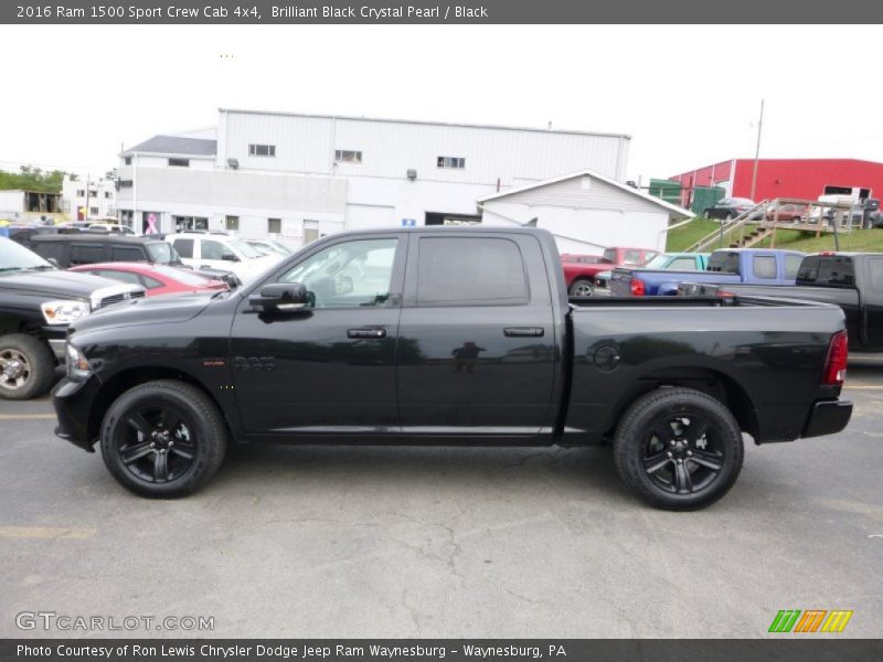  2016 1500 Sport Crew Cab 4x4 Brilliant Black Crystal Pearl