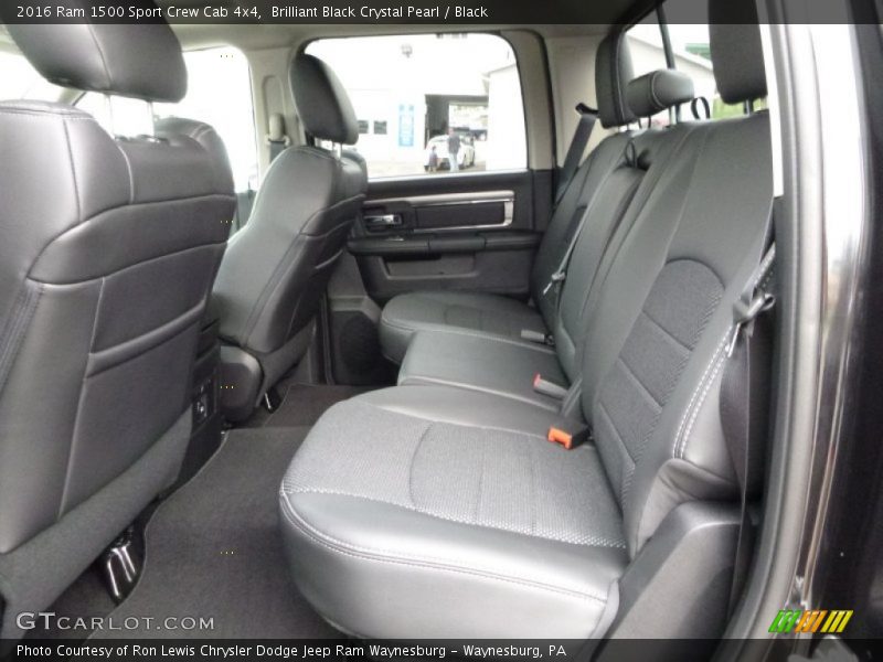 Rear Seat of 2016 1500 Sport Crew Cab 4x4