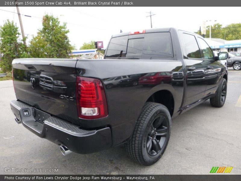  2016 1500 Sport Crew Cab 4x4 Brilliant Black Crystal Pearl