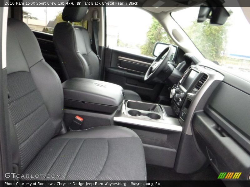 Front Seat of 2016 1500 Sport Crew Cab 4x4