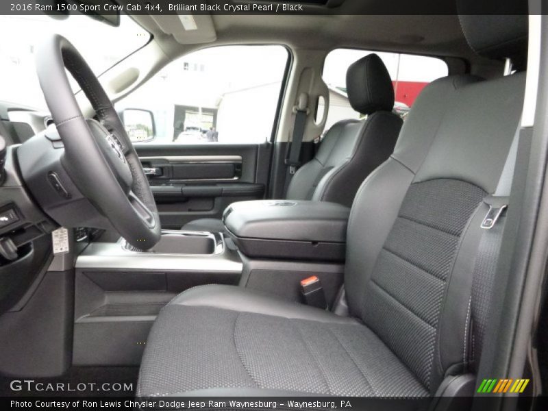 Front Seat of 2016 1500 Sport Crew Cab 4x4
