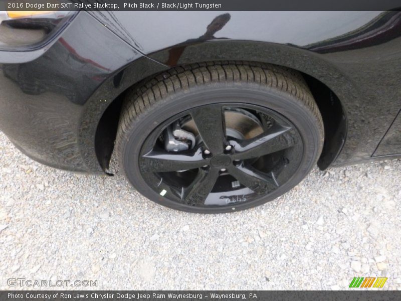 Pitch Black / Black/Light Tungsten 2016 Dodge Dart SXT Rallye Blacktop