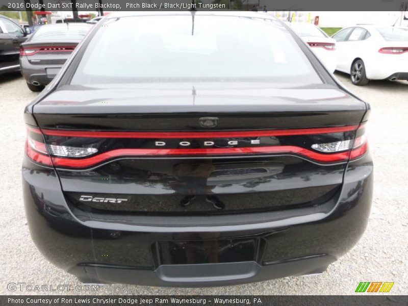 Pitch Black / Black/Light Tungsten 2016 Dodge Dart SXT Rallye Blacktop