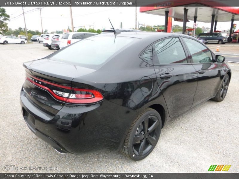 Pitch Black / Black/Light Tungsten 2016 Dodge Dart SXT Rallye Blacktop