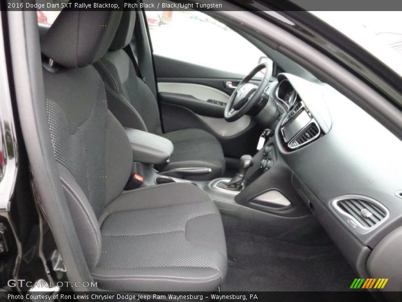 Pitch Black / Black/Light Tungsten 2016 Dodge Dart SXT Rallye Blacktop