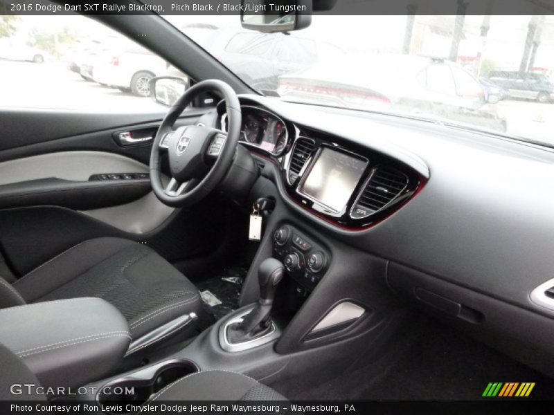 Pitch Black / Black/Light Tungsten 2016 Dodge Dart SXT Rallye Blacktop