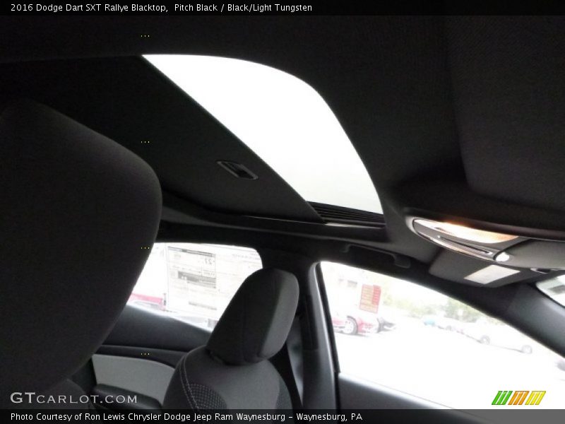 Pitch Black / Black/Light Tungsten 2016 Dodge Dart SXT Rallye Blacktop