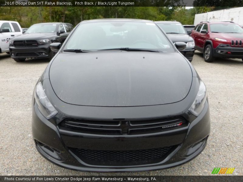 Pitch Black / Black/Light Tungsten 2016 Dodge Dart SXT Rallye Blacktop