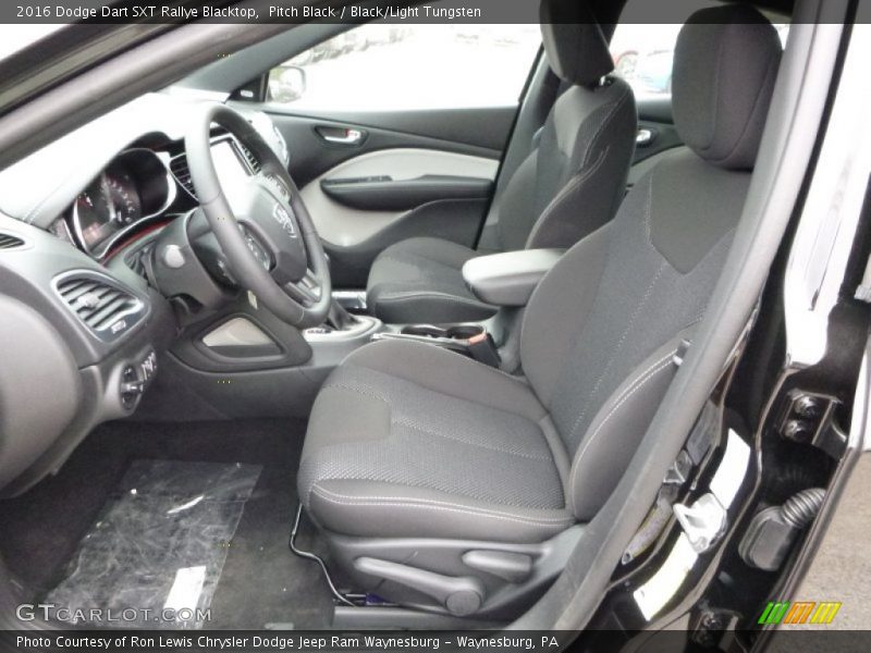Pitch Black / Black/Light Tungsten 2016 Dodge Dart SXT Rallye Blacktop