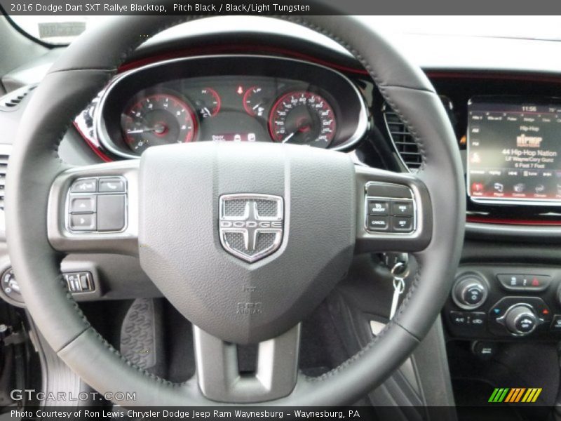 Pitch Black / Black/Light Tungsten 2016 Dodge Dart SXT Rallye Blacktop