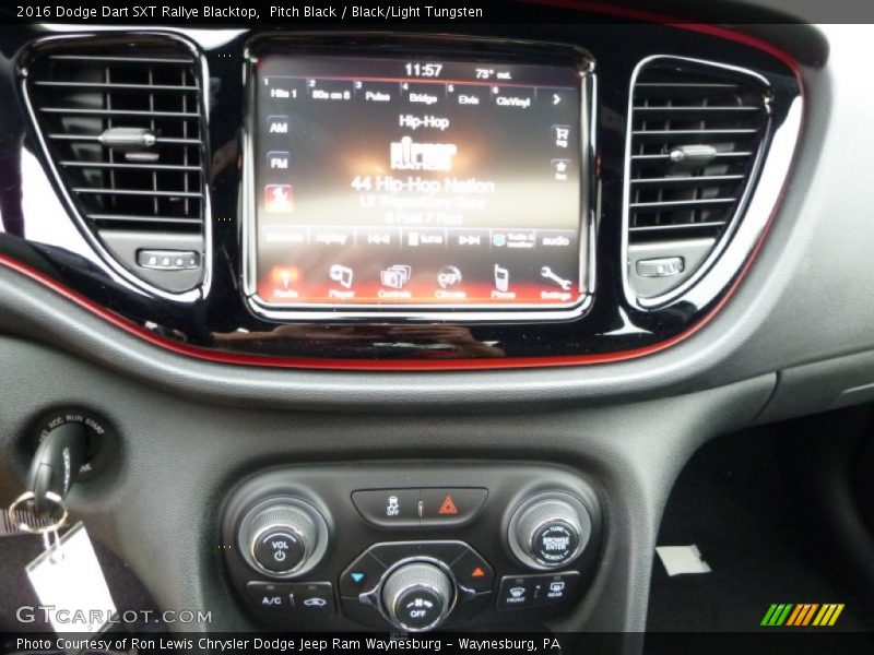 Pitch Black / Black/Light Tungsten 2016 Dodge Dart SXT Rallye Blacktop