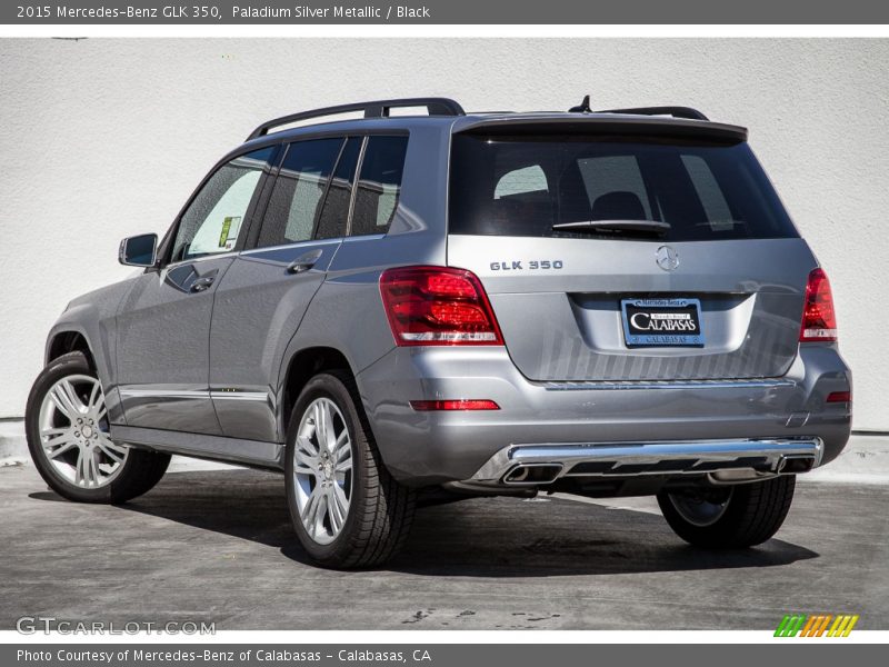 Paladium Silver Metallic / Black 2015 Mercedes-Benz GLK 350