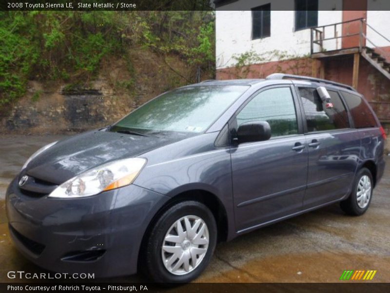 Slate Metallic / Stone 2008 Toyota Sienna LE