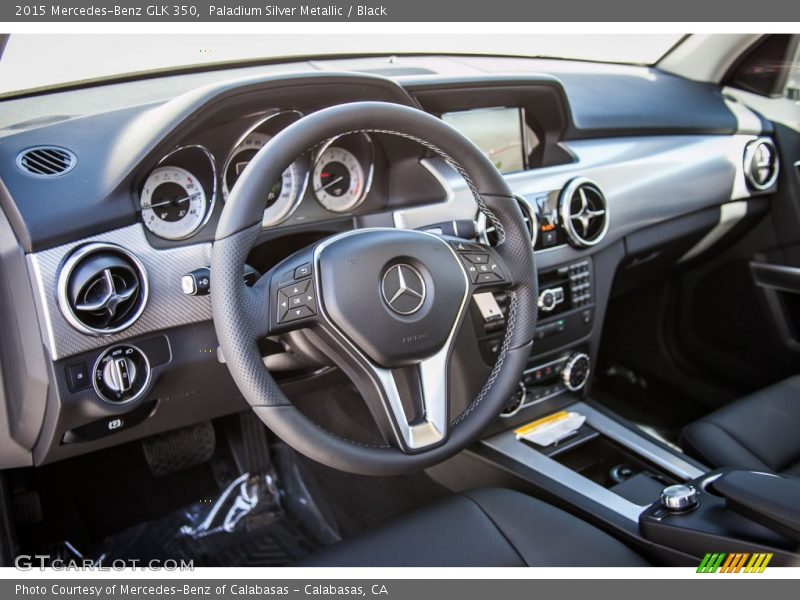 Paladium Silver Metallic / Black 2015 Mercedes-Benz GLK 350