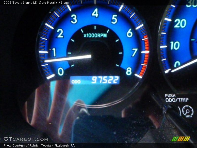 Slate Metallic / Stone 2008 Toyota Sienna LE