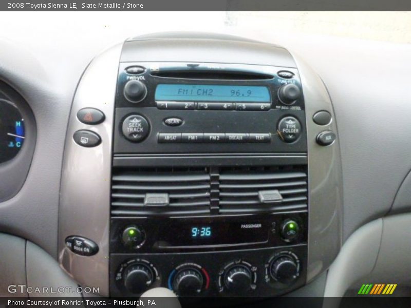 Slate Metallic / Stone 2008 Toyota Sienna LE