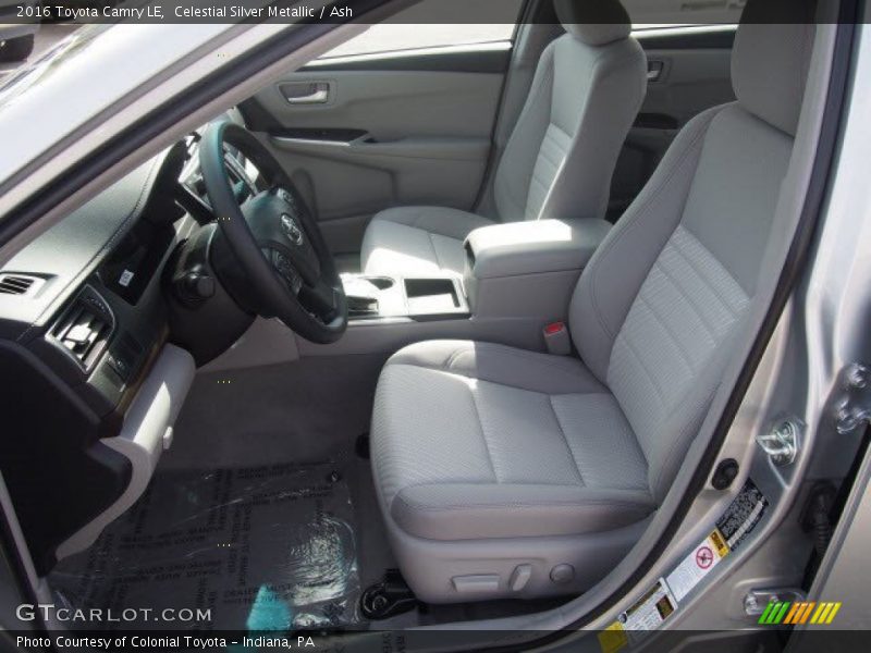 Front Seat of 2016 Camry LE