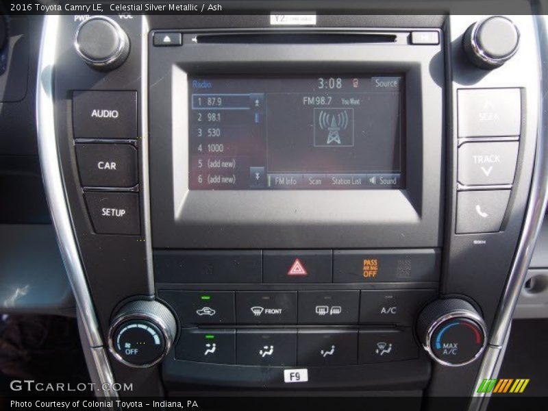 Celestial Silver Metallic / Ash 2016 Toyota Camry LE