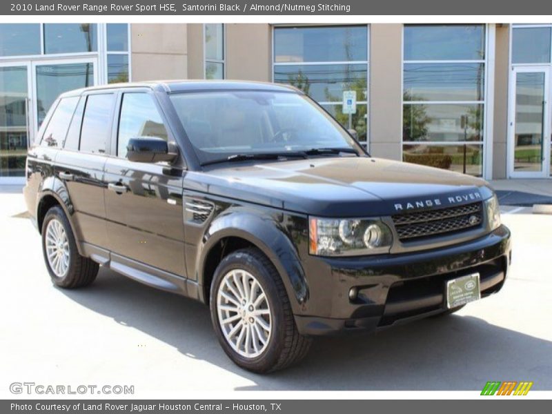 Santorini Black / Almond/Nutmeg Stitching 2010 Land Rover Range Rover Sport HSE