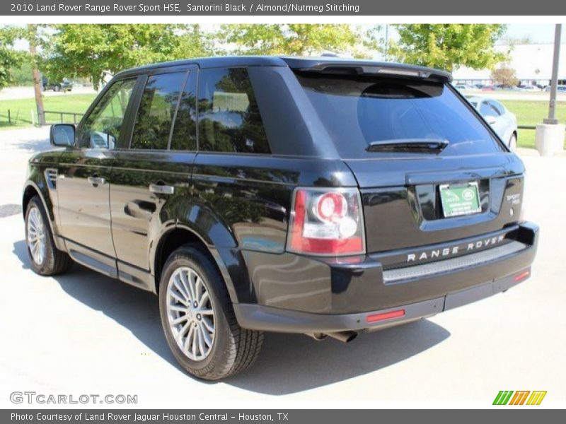 Santorini Black / Almond/Nutmeg Stitching 2010 Land Rover Range Rover Sport HSE