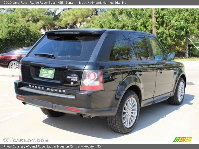 Santorini Black / Almond/Nutmeg Stitching 2010 Land Rover Range Rover Sport HSE