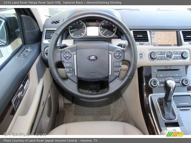 Santorini Black / Almond/Nutmeg Stitching 2010 Land Rover Range Rover Sport HSE
