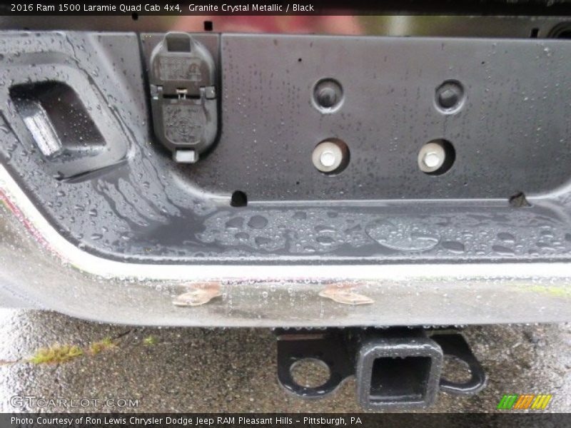 Granite Crystal Metallic / Black 2016 Ram 1500 Laramie Quad Cab 4x4