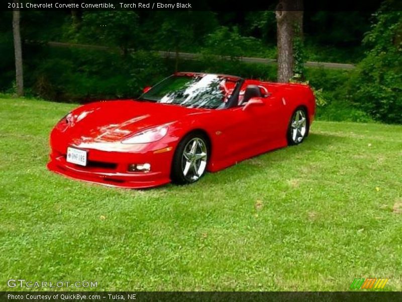 Torch Red / Ebony Black 2011 Chevrolet Corvette Convertible