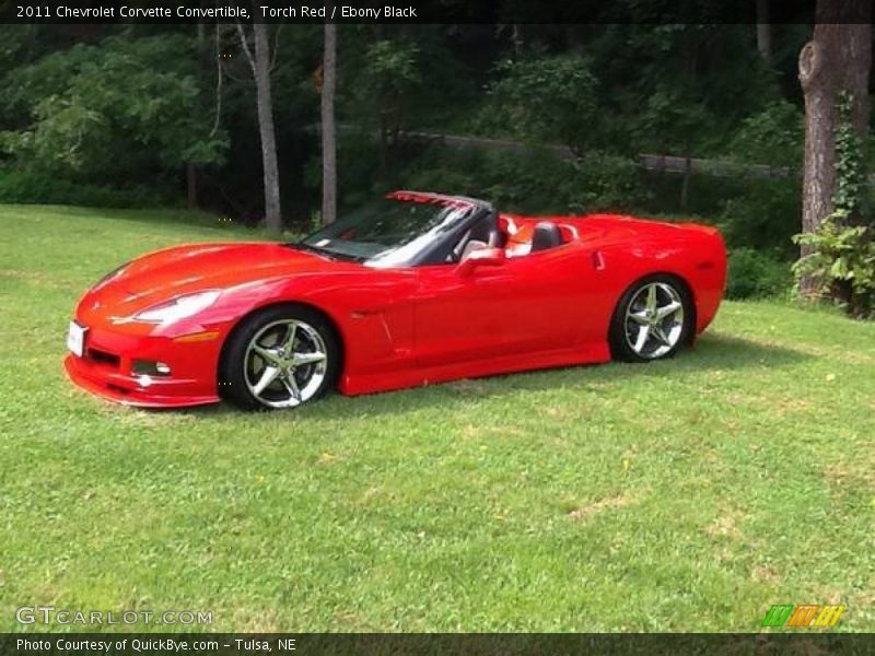 Torch Red / Ebony Black 2011 Chevrolet Corvette Convertible