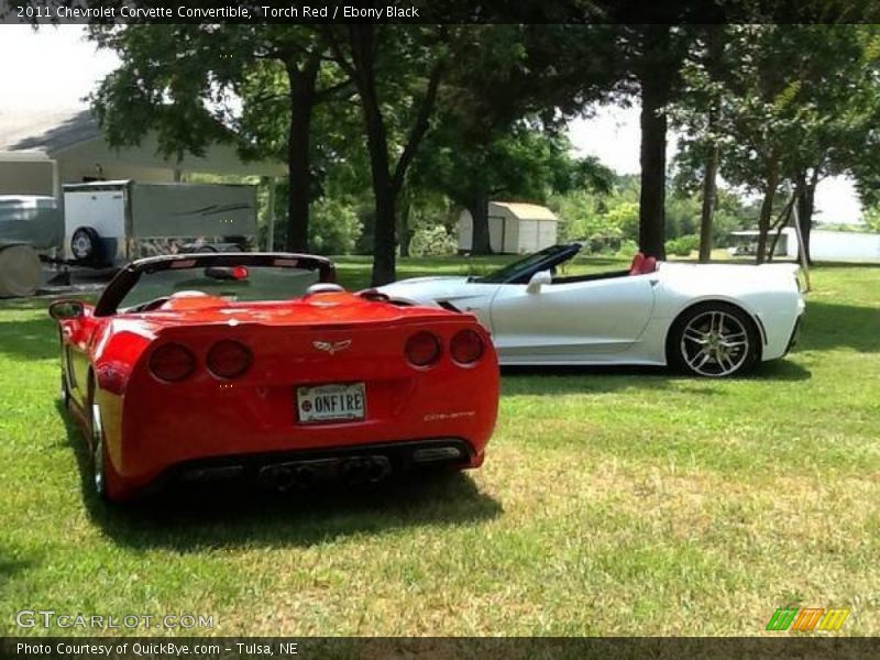 Torch Red / Ebony Black 2011 Chevrolet Corvette Convertible